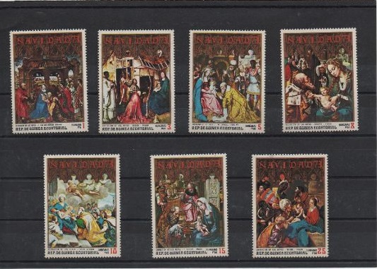 COLECCION SELLOS GUINEA ECUATORIAL DEL AÑO 1973